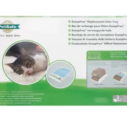PetSafe Bacs À Litière Autonettoyant<Bac De Rechange Pour Liti Re Cristal Bleu Scoopfree (Pack De 3)