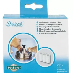PetSafe Filtres De Remplacement Pour Fontaines<Filtre Au Charbon De Rechange Drinkwell® Fontaines 360 Pour Animaux De Compagnie (Pack De 3)