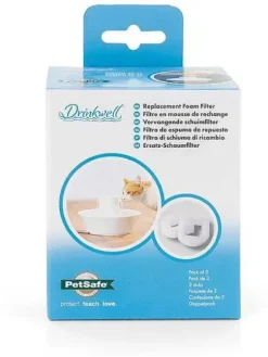 PetSafe Fontaines & Distributeurs De Nourriture<Filtre En Mousse De Rechange Drinkwell® Fontaines 360 En Acier Inoxydable Et En C Ramique Pour Animaux De Compagnie (Pack De 2)